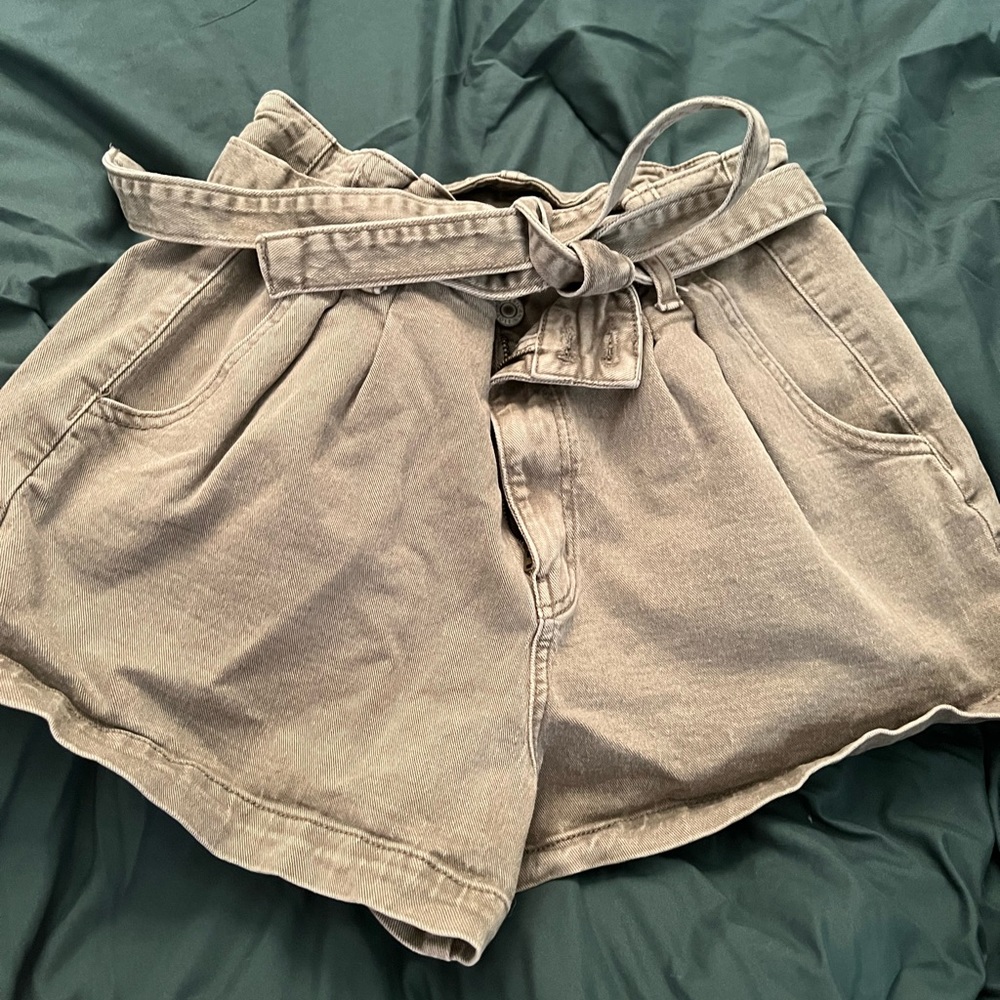 AEO high rise mom shorts